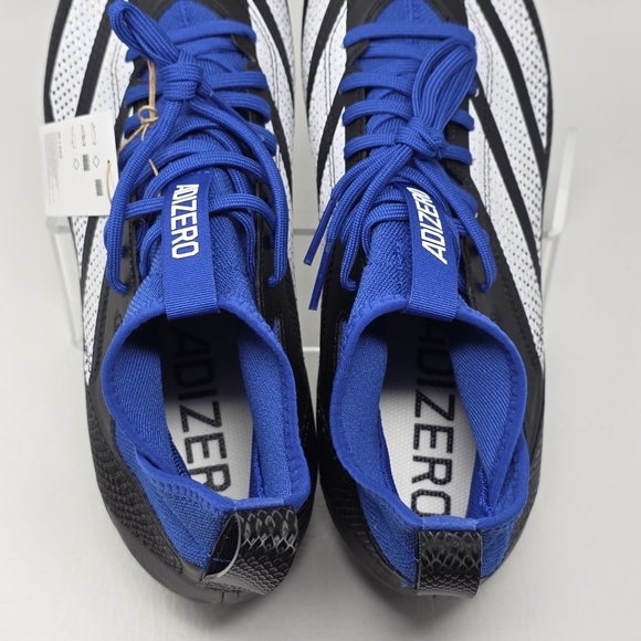 Adidas Adizero Impact Football Cleats Men\'s Size 12 Black Blue IE1405 New main image 12